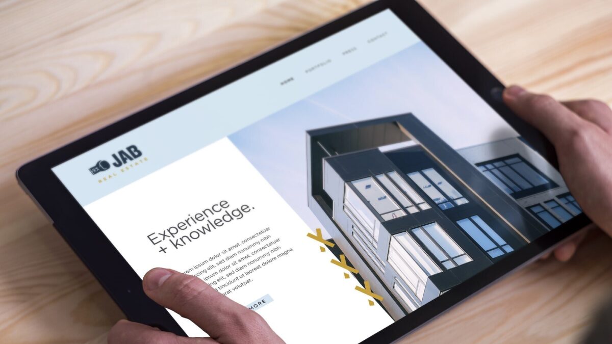Loom Collective - JAB Real Estate - tablet website