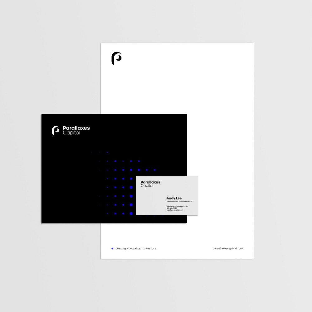 Loom Collective - Parallaxes Capital - stationery