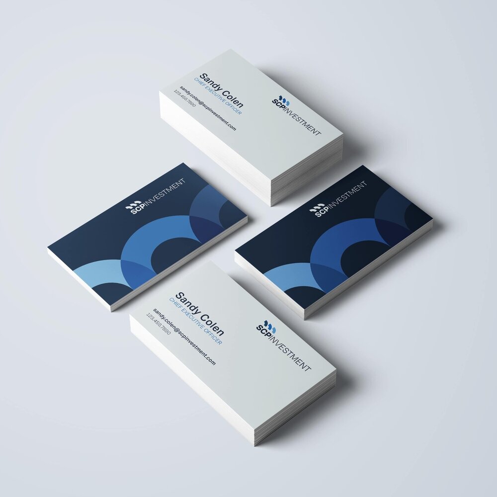 SCP Investment - business cards