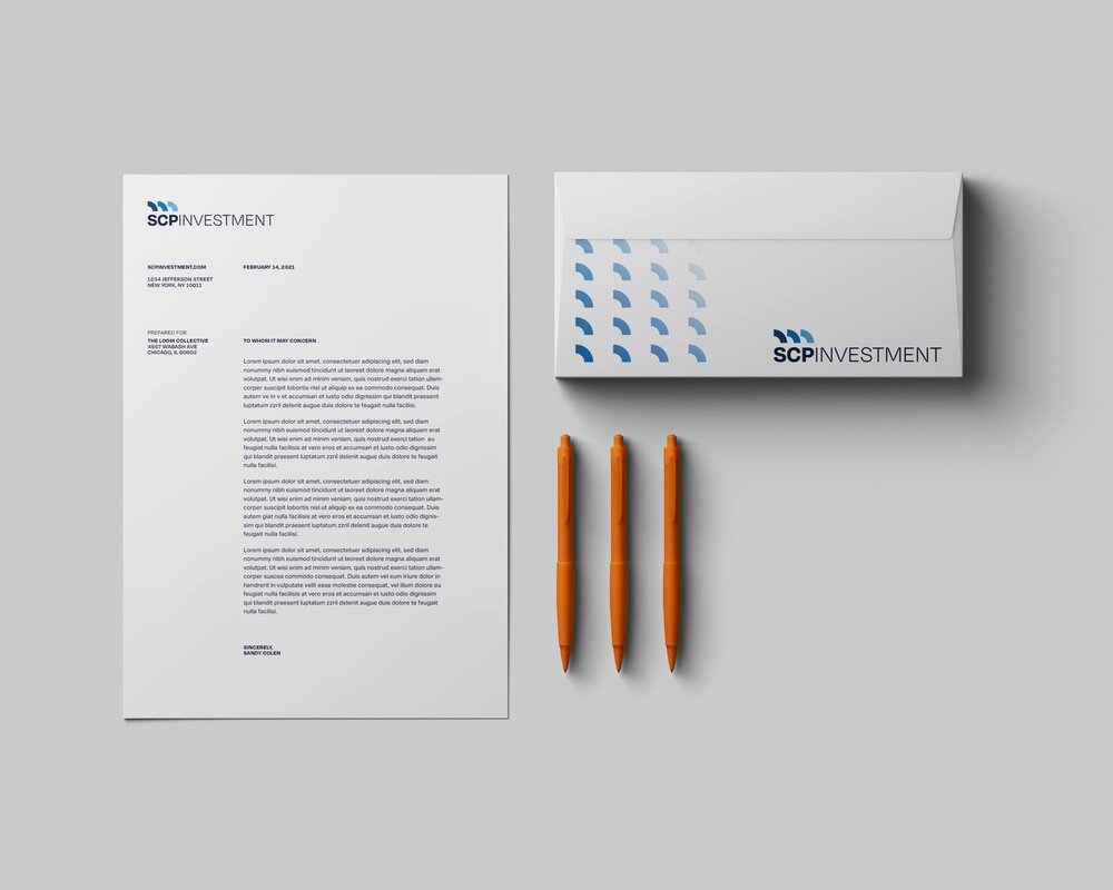 Loom Collective - SCP Investment - letterhead, stationery