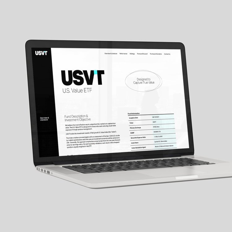 Loom Partners - Lyrical Asset Management - displayed page on laptop
