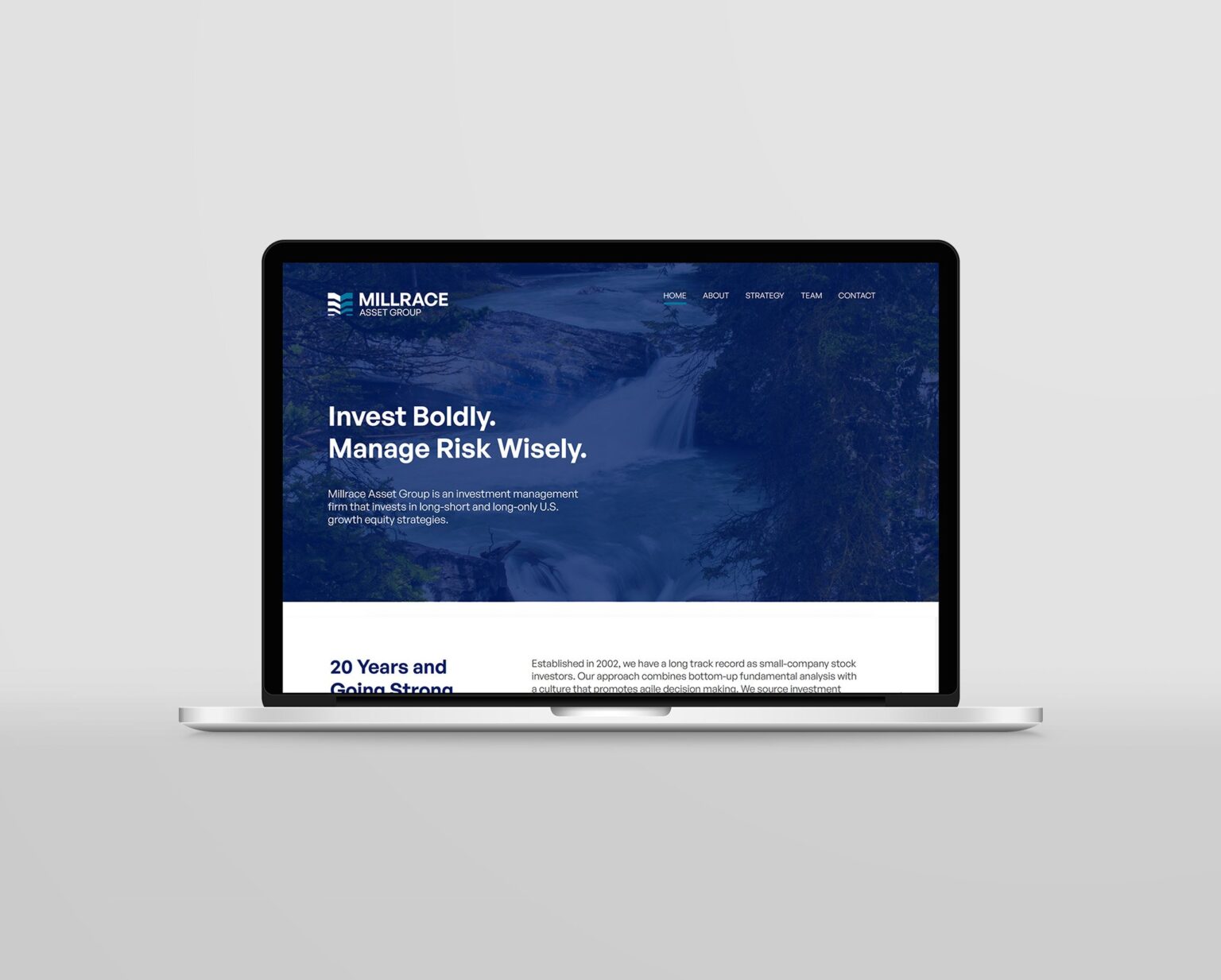 Loom Partners -Millrace Website Application - MOCK