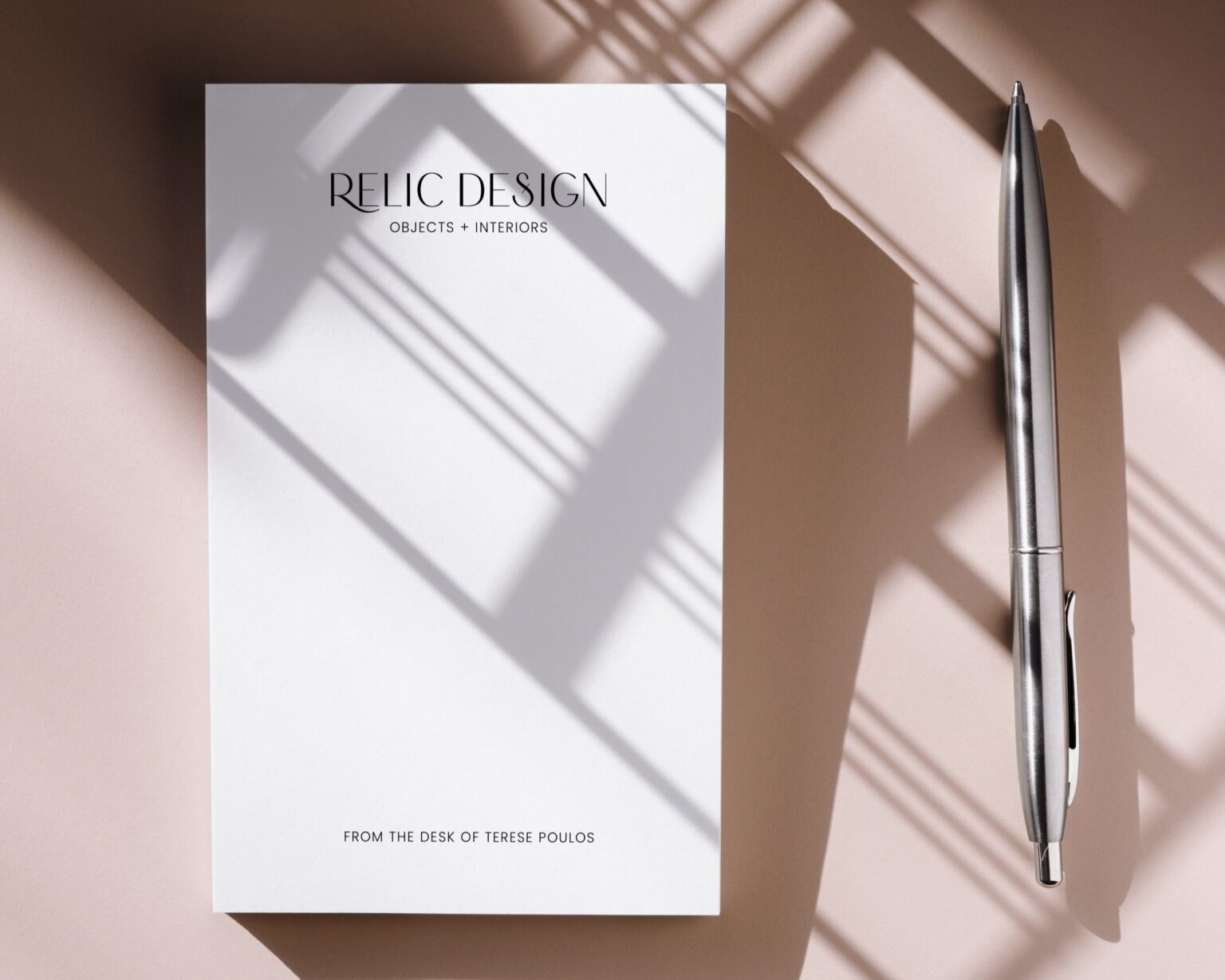 Relic Design, Objects + Interiors - notebook